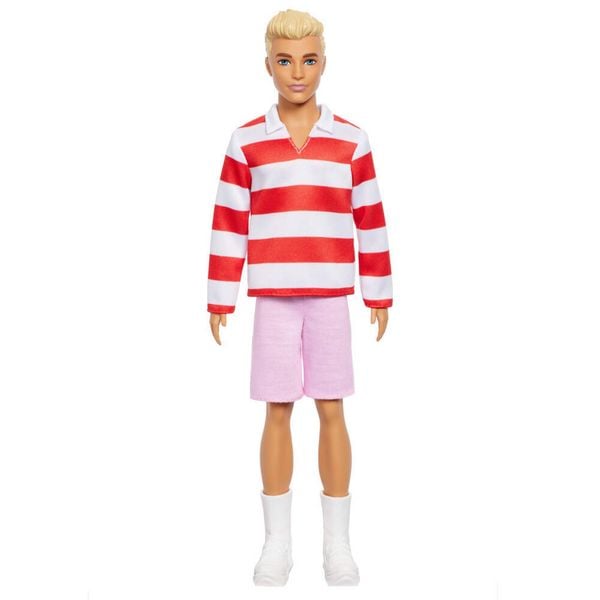 Produktbild: Barbie Fashionista Ken-Puppe - Red and White Strip