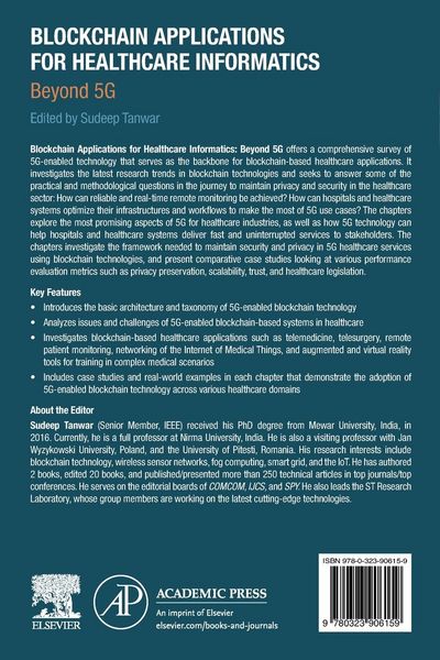 Produktbild: Blockchain Applications for Healthcare Informatics