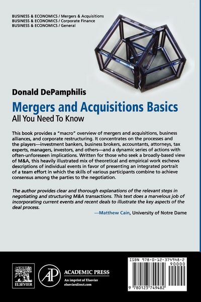 Produktbild: Mergers and Acquisitions Basics