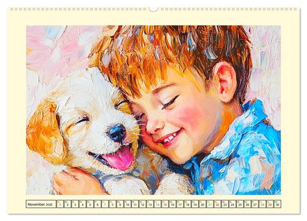 Produktbild: Mensch und Hund. Herzensverbindungen (Wandkalender 2026 DIN A2 quer), CALVENDO Monatskalender