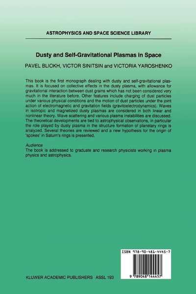 Produktbild: Dusty and Self-Gravitational Plasmas in Space