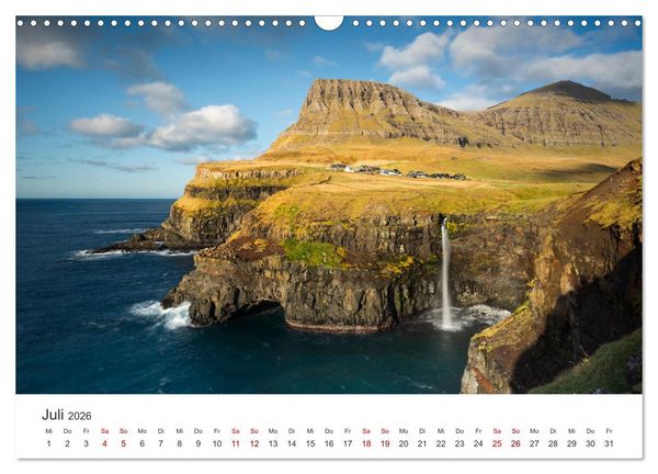 Produktbild: F&Auml;R&Ouml;ER INSELN - Herbstlichter (Wandkalender 2026 DIN A3 quer), CALVENDO Monatskalender