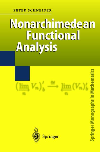 Produktbild: Nonarchimedean Functional Analysis