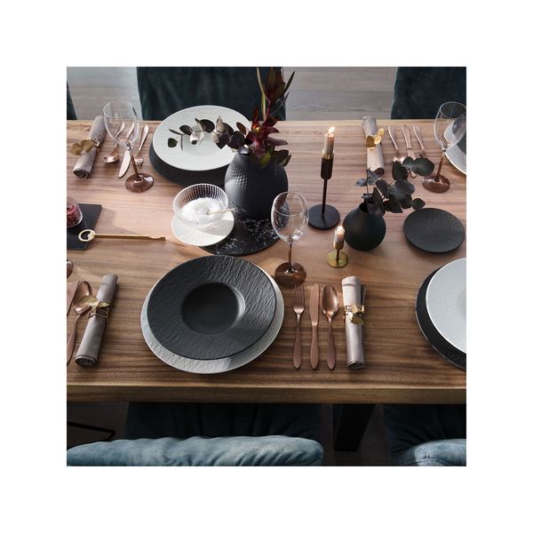 Produktbild: Villeroy & Boch Manufacture Italian Set White & Black