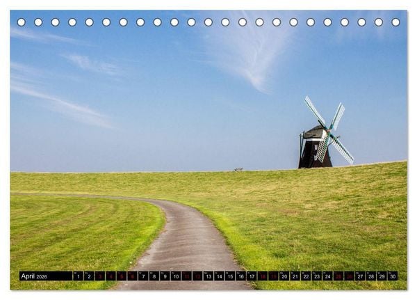 Produktbild: Nordseeinsel Pellworm 2026 (Tischkalender 2026 DIN A5 quer), CALVENDO Monatskalender