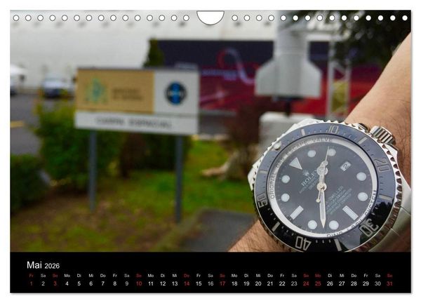 Produktbild: Armbanduhren reisen um die Welt (Wandkalender 2026 DIN A4 quer), CALVENDO Monatskalender
