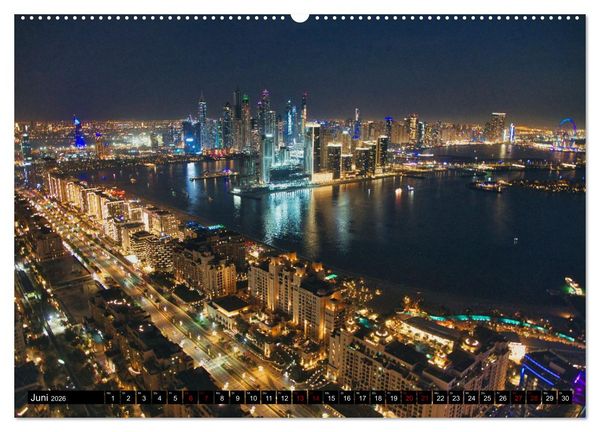 Produktbild: Dubai Panoramen (hochwertiger Premium Wandkalender 2026 DIN A2 quer), Kunstdruck in Hochglanz