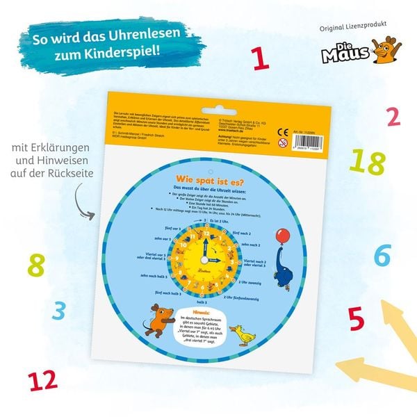 Produktbild: Die Maus Lernuhr