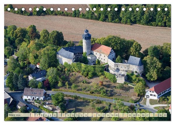 Produktbild: Oberfranken aus der Vogelperspektive (Tischkalender 2026 DIN A5 quer), CALVENDO Monatskalender