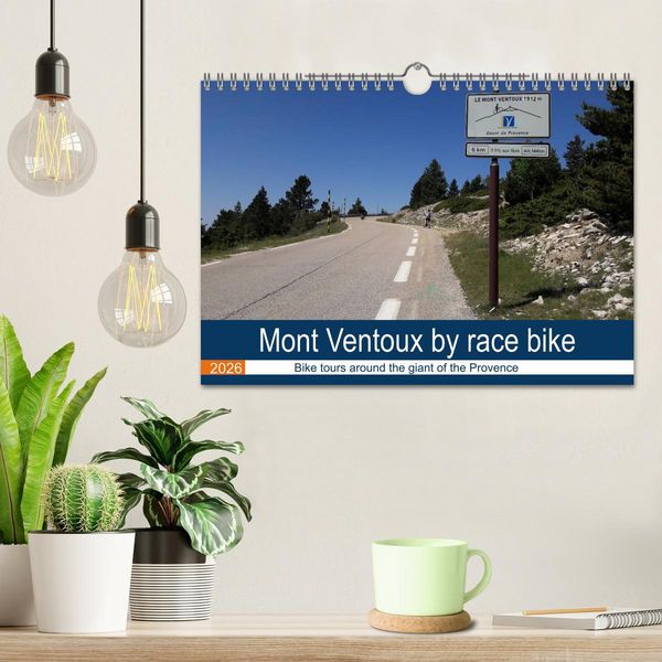 Produktbild: Mont Ventoux by race bike (Wall Calendar 2026 DIN A4 landscape), CALVENDO 12 Month Wall Calendar