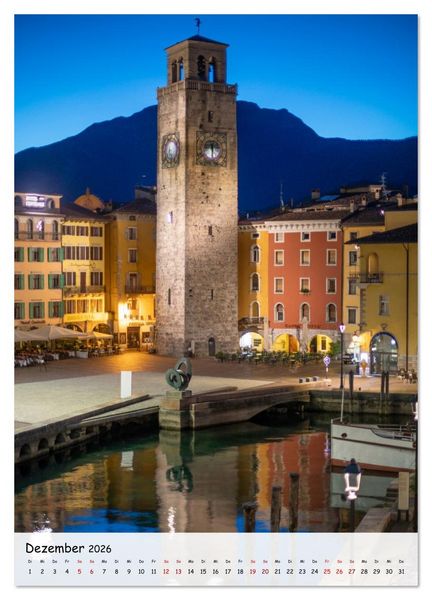 Produktbild: Riva del Garda ... und die Ponalestra&szlig;e (Wandkalender 2026 DIN A3 hoch), CALVENDO Monatskalender