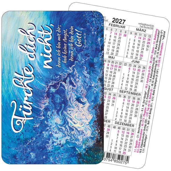 Produktbild: Spielkartenkalender 2027 Dorette Digel