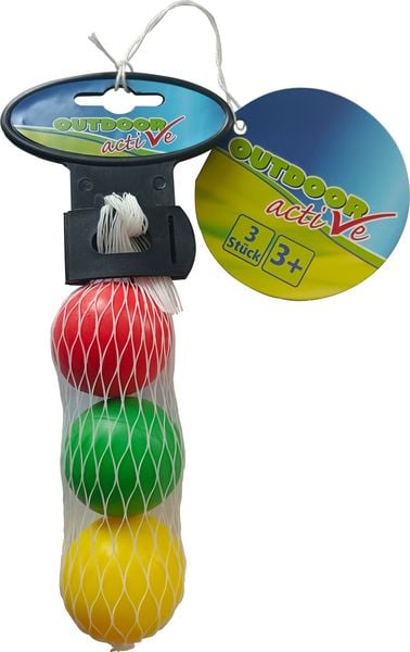 Produktbild: Outdoor Active 3 Beachball- Ersatzb&auml;lle aus Gummi