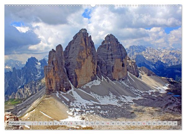 Produktbild: Meine Dolomiten Berge (hochwertiger Premium Wandkalender 2026 DIN A2 quer), Kunstdruck in Hochglanz
