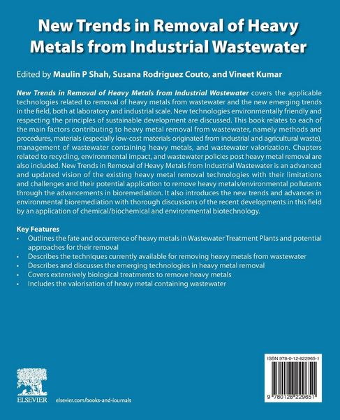 Produktbild: New Trends in Removal of Heavy Metals from Industrial Wastewater