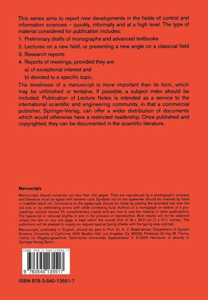 Produktbild: Analysis and Optimization of Systems