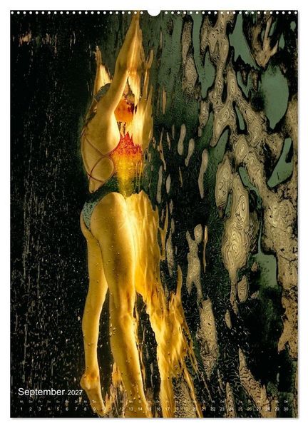 Produktbild: FREI SCHWIMMEN (Wandkalender 2027 DIN A2 hoch), CALVENDO Monatskalender