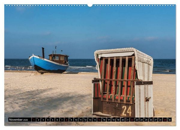 Produktbild: Die Ostseek&uuml;ste in Mecklenburg-Vorpommern (Wandkalender 2026 DIN A2 quer), CALVENDO Monatskalender
