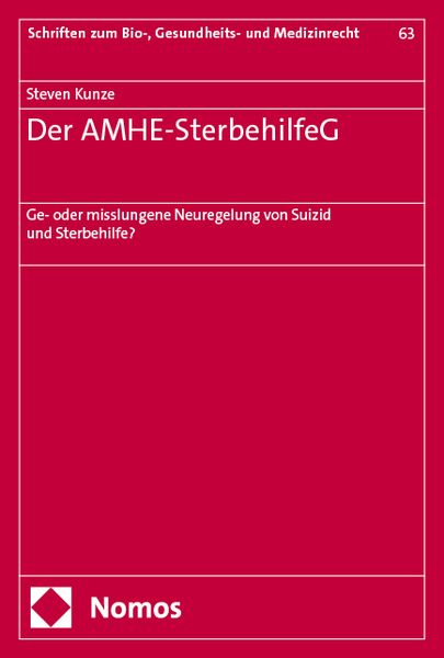Produktbild: Der AMHE-SterbehilfeG