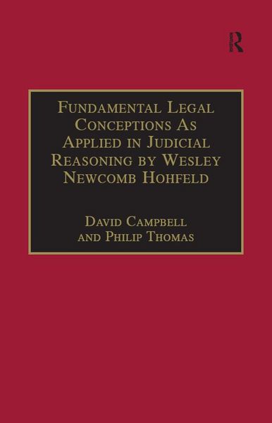 Produktbild: Fundamental Legal Conceptions As Applied in Judicial Reasoning by Wesley Newcomb Hohfeld