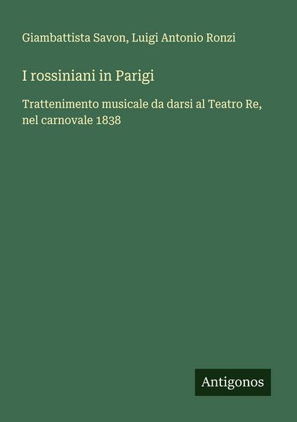 Produktbild: I rossiniani in Parigi