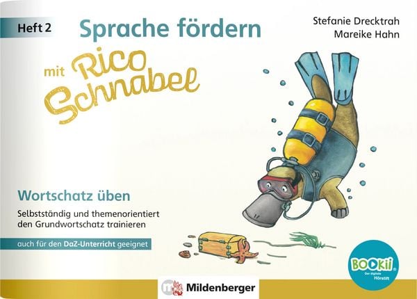 Produktbild: Sprache f&ouml;rdern mit Rico Schnabel &ndash; Heft 2: Wortschatz &uuml;ben &ndash; f&uuml;r BOOKii&reg;