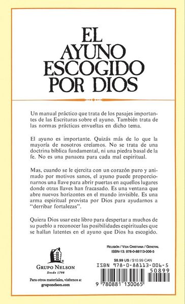 Produktbild: El Ayuno Escogido Por Dios = God's Chosen Fast