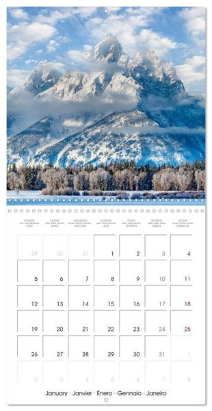 Produktbild: Teton National Park (Wall Calendar 2026 12 &times; 12 Inch) CALVENDO 12 Month Wall Calendar