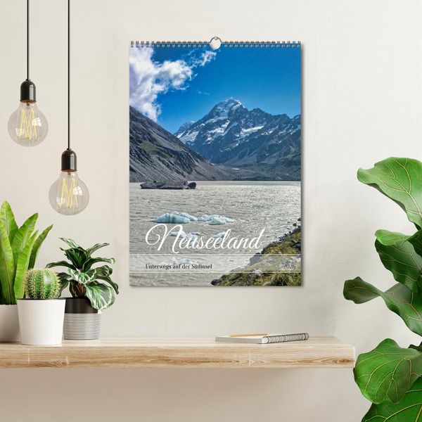 Produktbild: Neuseeland &ndash; Unterwegs auf der S&uuml;dinsel (Wandkalender 2026 DIN A3 hoch), CALVENDO Monatskalender