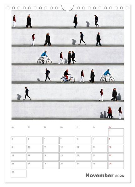 Produktbild: Wall People - Bilderserie von Eka Sharashidze (Wandkalender 2026 DIN A4 hoch), CALVENDO Monatskalender