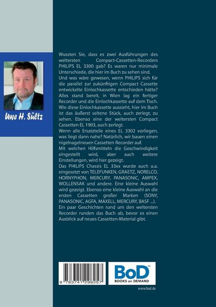 Produktbild: Compact Cassetten Recorder Report - Neuaufbau eines Philips EL 3302 - Service Hilfen - Einlochkassette und weitere Themen