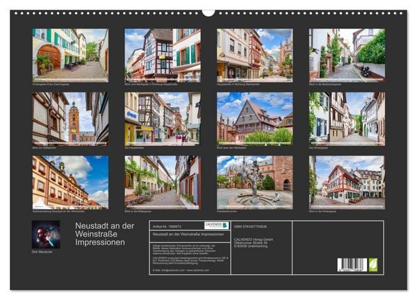 Produktbild: Neustadt an der Weinstra&szlig;e Impressionen (Wandkalender 2026 DIN A2 quer), CALVENDO Monatskalender