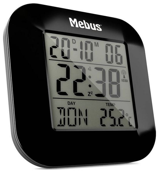 Produktbild: Mebus 51510 Funk Wecker Schwarz