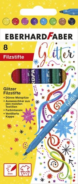 Produktbild: Filzstifte Glitzer