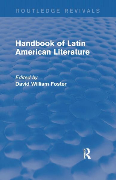 Produktbild: Handbook of Latin American Literature (Routledge Revivals)