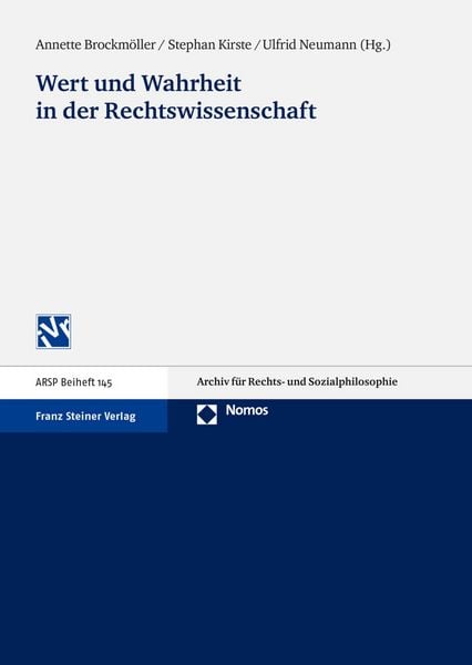 Produktbild: Wert und Wahrheit in der Rechtswissenschaft