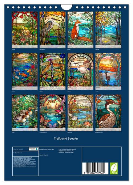 Produktbild: Treffpunkt Seeufer (Wandkalender 2026 DIN A4 hoch), CALVENDO Monatskalender