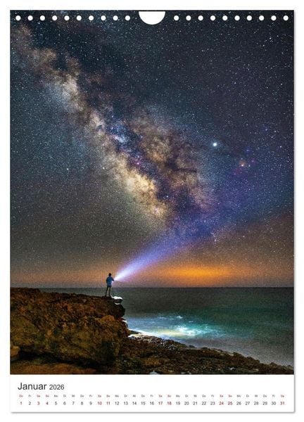 Produktbild: Milchstra&szlig;e - Unsere faszinierende Galaxie. (Wandkalender 2026 DIN A4 hoch), CALVENDO Monatskalender