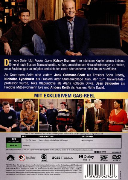 Produktbild: Frasier (2023) - Staffel 1 [2 DVDs]