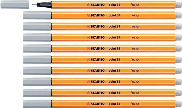 Produktbild: STABILO Point 88 hellgrau