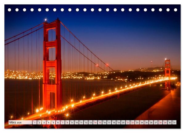 Produktbild: Faszination USA - Eine Reise durch Stadt und Natur (Tischkalender 2026 DIN A5 quer), CALVENDO Monatskalender