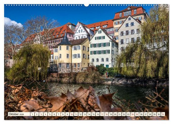 Produktbild: T&uuml;bingen - Schw&auml;bische Perle am Neckar (hochwertiger Premium Wandkalender 2026 DIN A2 quer), Kunstdruck in Hochglanz