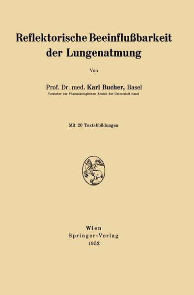 Produktbild: Reflektorische Beeinflu&szlig;barkeit der Lungenatmung