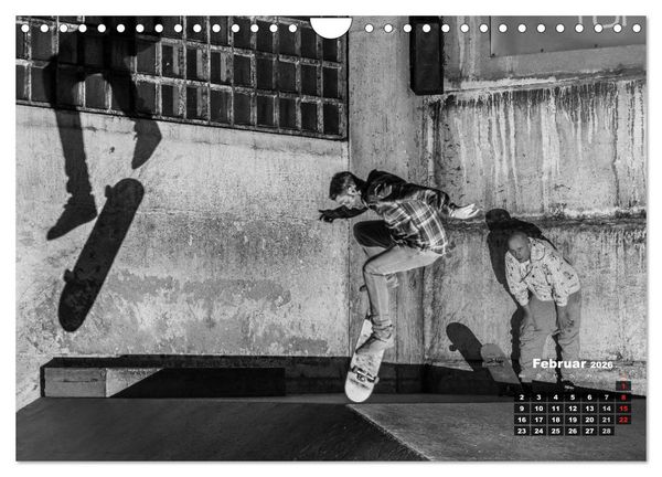 Produktbild: Auf dem Skateboard (Wandkalender 2026 DIN A4 quer), CALVENDO Monatskalender
