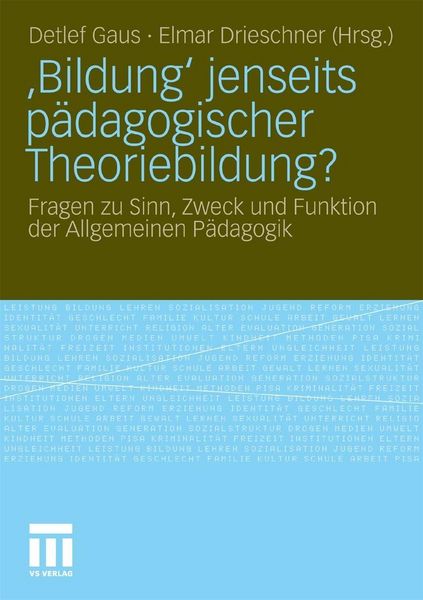 Produktbild: ,Bildung' jenseits p&auml;dagogischer Theoriebildung?