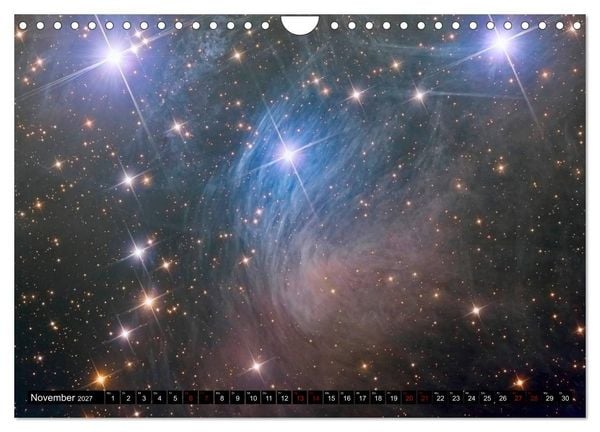 Produktbild: Farbiges Weltall (Wandkalender 2027 DIN A4 quer), CALVENDO Monatskalender