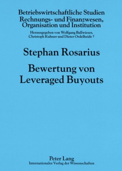 Produktbild: Bewertung von Leveraged Buyouts