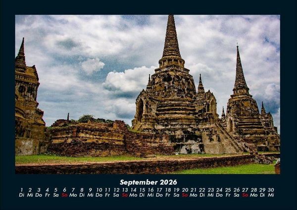 Produktbild: Tempel 2026 Fotokalender DIN A4