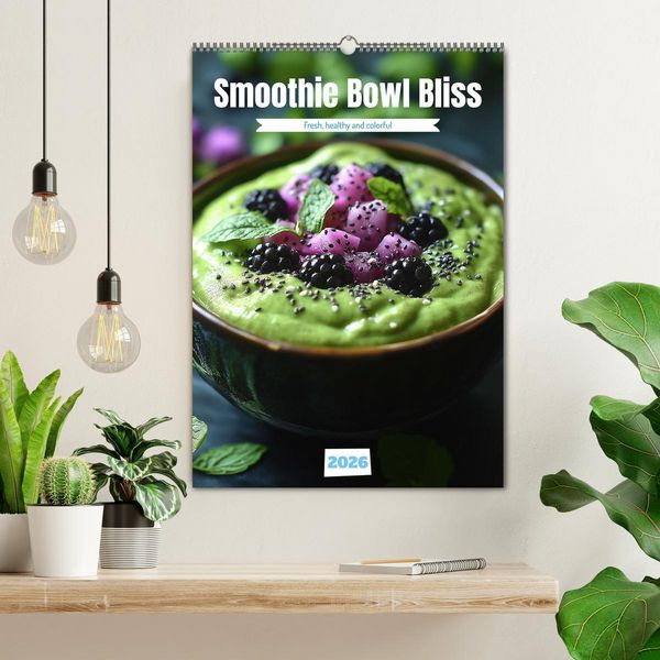 Produktbild: Smoothie Bowl Bliss (Wall Calendar 2026 DIN A2 portrait), CALVENDO 12 Month Wall Calendar