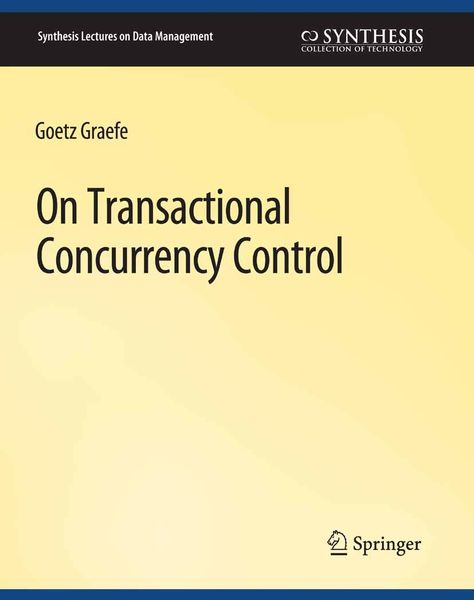Produktbild: On Transactional Concurrency Control